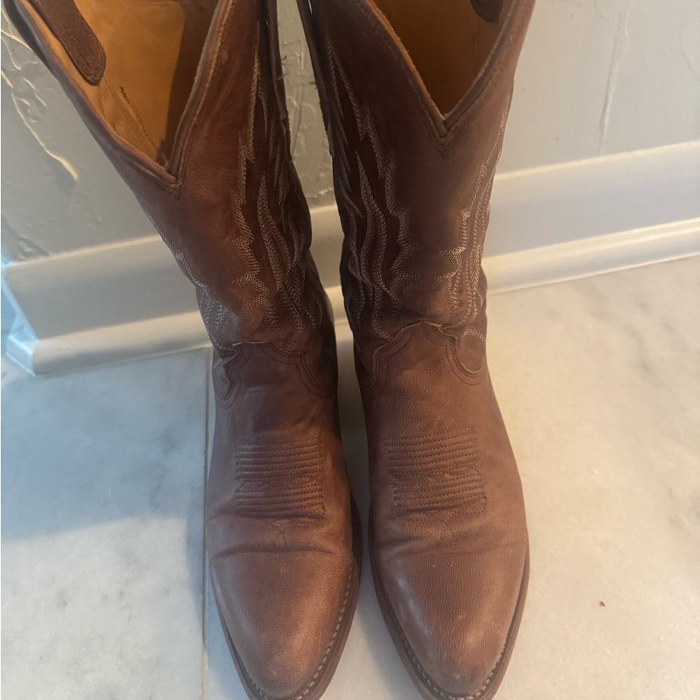 Tecovas The Jamie Tan Leather Cowboy Boots
